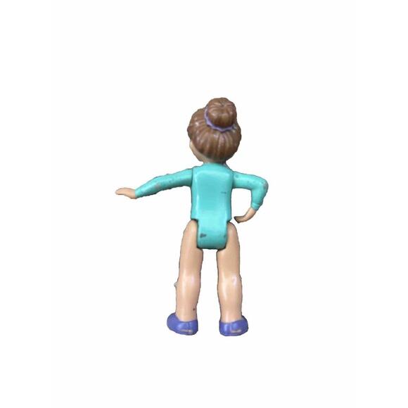 FISHER PRICE GO ANYWHERE GIRL Sweet Streets Woman Lady Doll GYMNASTICS DANCER 2" - Picture 2 of 2